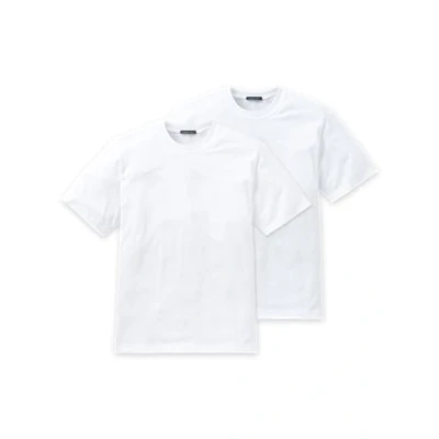 Bild av Schiesser Herren American Shirt Rundhals Unterhemd mit Arm 100% Baumwolle
