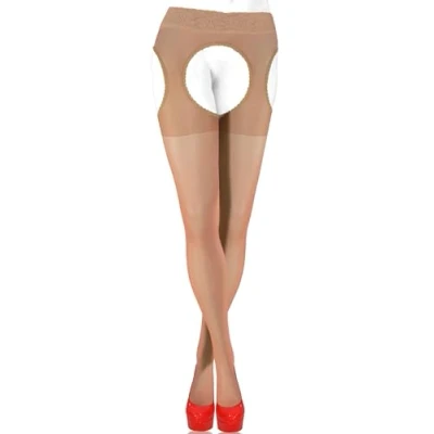 Bild av Sesto Senso Sexiga strumpebandsstrumpor 15 Den Strip trosa spets strumpeband bälte stoppar tights, Vision, M