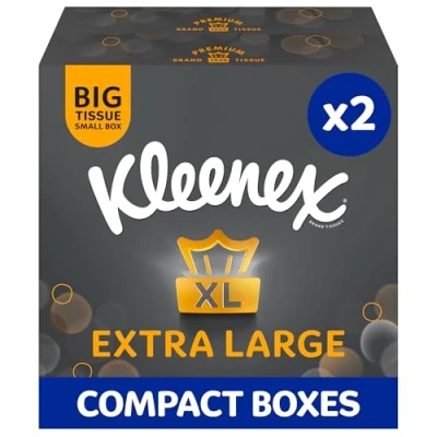Bild av Kleenex extra stora näsdukar kompakt tvilling