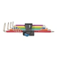 Bild av Wera 3967/9 TX SXL Multicolour HF stainless 1 L key set w/ holding function 9 pieces