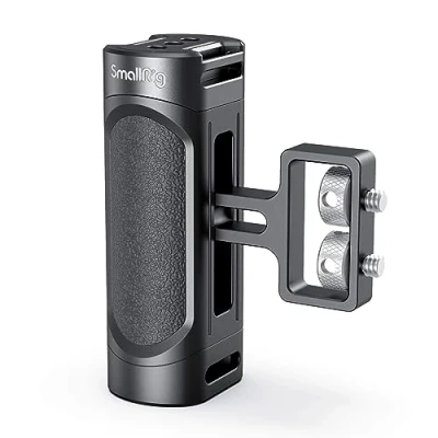 Bild av SMALLRIG Mini Side Handle, Sidohandtag med Dual 1/4&quot; 20 Screw Mount för Mirrorless Digital Camera DSLR Small Cage Built in Wrench, Up and Down Adjustable 2916