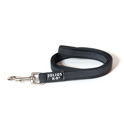 Bild av Julius K9 Super grip leash black/grey 14mm/1m with handle