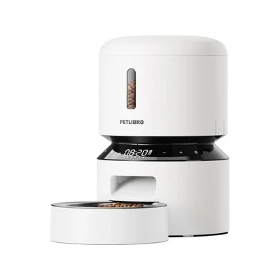 Bild av Pet Libro GRANARY AUTOMATIC FEEDER 3L WHITE UK&amp;EU ADAPTER