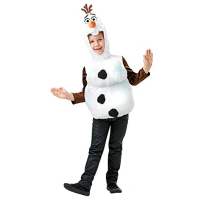 Bild av Rubie&#039;s Officiell Disney Frozen 2 Olaf dräkt för barn, storlek M, ålder 56 år