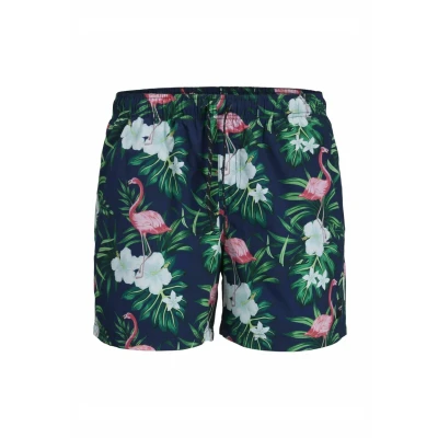 Bild av JACK &amp; JONES herr Jpstmaui Jjswim Novelty Aop AKM Pls, marinblå blazer, 46