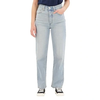 Bild av Levi&#039;s dam Jeans Ribcage Straight Ankle, Cool Blue Popsicle, 32W / 31L