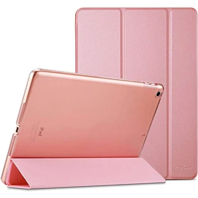 Bild av ProCase Fodral Skal för iPad 9,7 tum, 6:e 2018 / 5:e 2017 Case, Ultra Thin Lätt Smart Folio Slimmat Skyddsfodral Cover Case Rosa