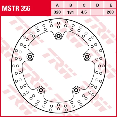 Bild av Bromsskiva TRW MSTR356