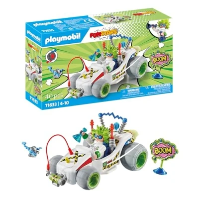 Bild av Playmobil 71633 Forskare och kart Funstars innehåller en karaktär, med infällbar motor tillbehör från 4 år