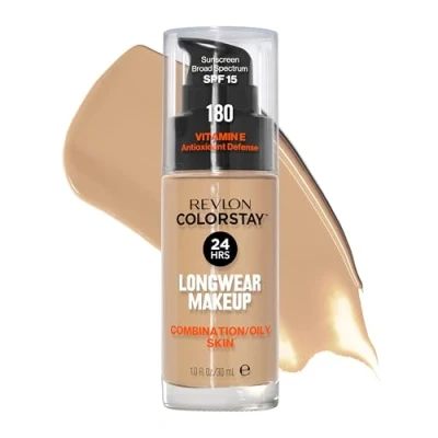 Bild av Revlon ColorStay Makeup Foundation för blandhy och fet hud SPF15#180 sand beige 30 ml