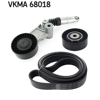 Bild av SKF VKMA 68018 Jeu de courroies trapézoïdales à nervures SUBARU: Outback III, Impreza III 5 portes, Legacy 4