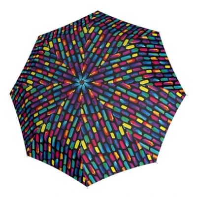 Bild av Knirps paraply A.050 medium manuellt, create black, Mittel, Modern, elegant