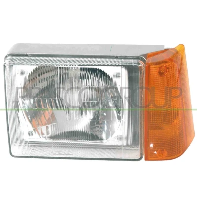Bild av PRASCO FT1214803 Phares droit R2 (Bilux) jaune avec feu de clignotant pour circulation à droite FIAT: Panda I 3/5 portes