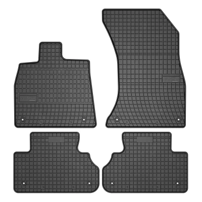 Bild av FROGUM 401754 Ensemble de tapis sol Caoutchouc avant et arrière 4 noir Sur mesure AUDI: Q5