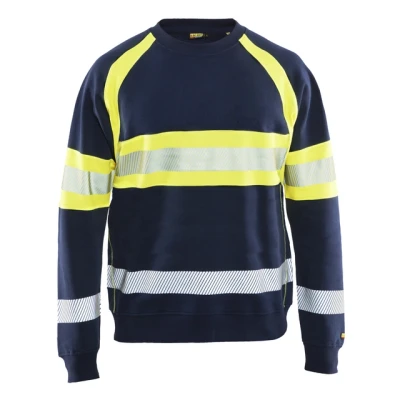 Bild av VARSELTRÖJA 3359 1158 MARINBLÅ/VARSELGUL 4XL Beijerbygg Byggmaterial
