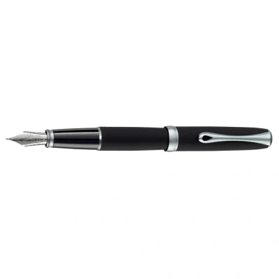 Bild av Diplomat Excellence A2 Lapis Black Matt Chrome FP F
