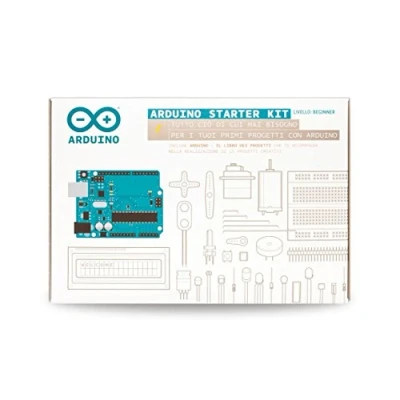 Bild av Officiellt Arduino startkit för nybörjare K010007 [projektbok på italienska]