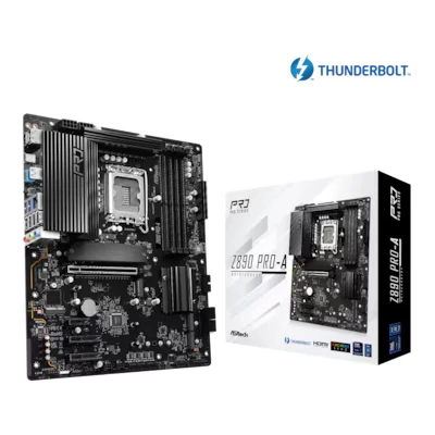 Bild av ASRock Z890 PRO A Moderkort Intel LGA1851 socket DDR5 RAM ATX