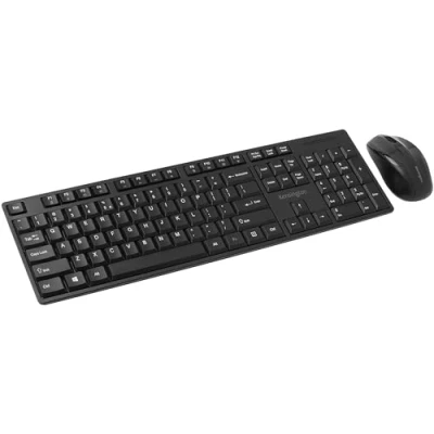 Bild av Kensington Pro Fit Low Profile Desktop set Tastatur &amp; Mus Fransk Svart