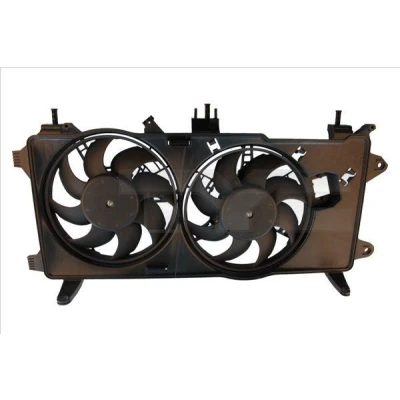 Bild av TYC 809 0033 ventilateur Moteur pour véhicules avec système de climatisation 275 270+180 cadre du radiateur (encadrement)