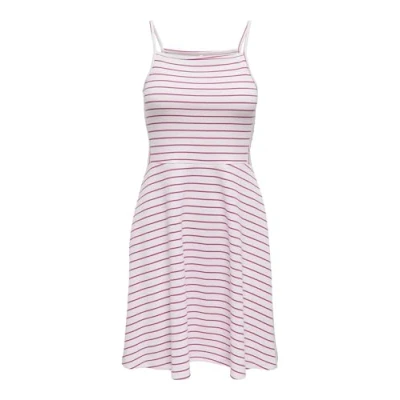Bild av ONLY Onldemi Dress Vardagsklänning, Storlek: Small, Fuchsia/cloud dancer