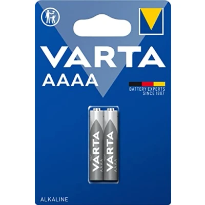 Bild av VARTA Batterier Electronics AAAA alkaliskt batteri 2 pack, i original blisterförpackning med