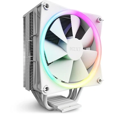 Bild av NZXT T120 CPU Air Cooler RC TN120 W1 vätskekylare Konduktiva kopparrör Fluid Dynamic Bearings AMD och Intel kompatibilitet Vit