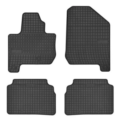 Bild av FROGUM 547280 Ensemble de tapis sol Caoutchouc avant et arrière 4 noir Sur mesure