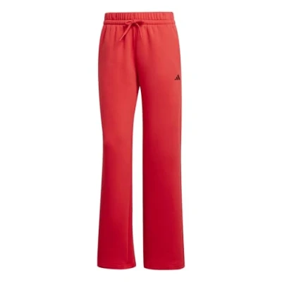 Bild av adidas Kvinnor ESSENTIALS SMALL LOGO FEEL COZY OPEN HEM PANTS, pure ruby/black, S