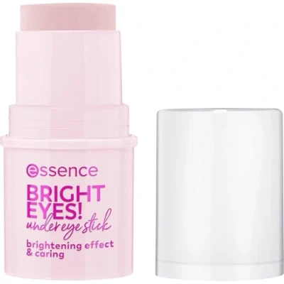 Bild av essence BRIGHT EYES! under eye stick, ögonvård, nr 01, naken, närande, ljusande, naturlig, vegansk, utan parfym, konserveringsmedel, parabener, 1 pack (5,5 ml)