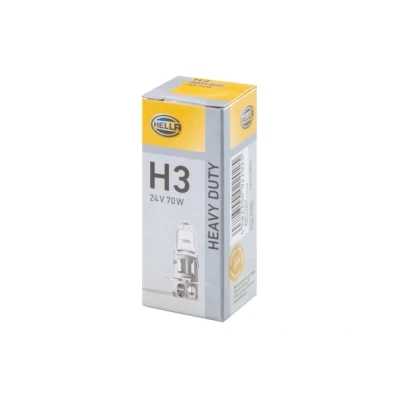 Bild av HELLA 8GH 002 090 253 Ampoule, projecteur longue portée H3 24V 70W Halogène MERCEDES BENZ: ATEGO 2, SCANIA: P,G,R,T series