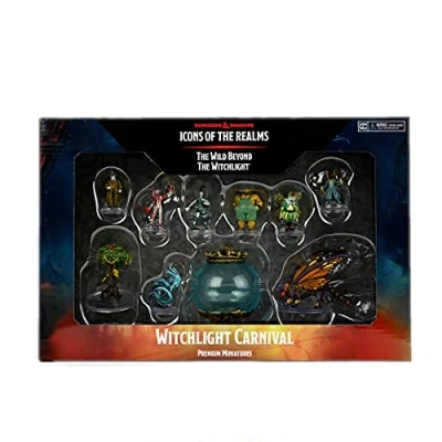 Bild av WizKids Dungeons and Dragons Icons of the Realms Wild Beyond, Witchlight Carnival Set, DnD Miniatyrer