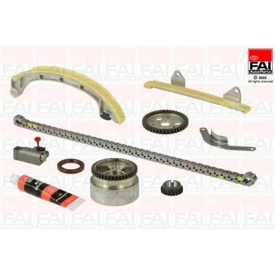 Bild av FAI AutoParts TCK173VVT Jeu de distribution à chaînes avec joints, roues dentées Simplex, chaîne faible bruit DAIHATSU: Materia