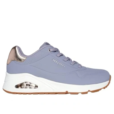 Bild av Skechers Uno Shimmer Away Sneaker för kvinnor, Lila, 39.5 EU
