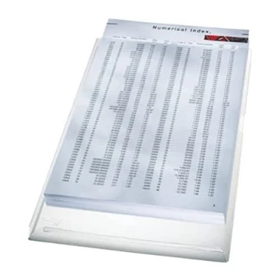 Bild av Leitz L shaped folder for A4 capacity: 200 sheets clear