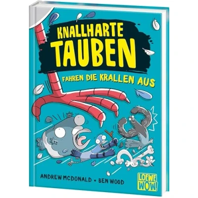 Bild av Knallharte Tauben fahren die Krallen aus (Band 7): Löse spannende Kriminalfälle mit der Gang Lustige Kinderbuchreihe ab 8 Jahren Wow! Das will ich lesen!