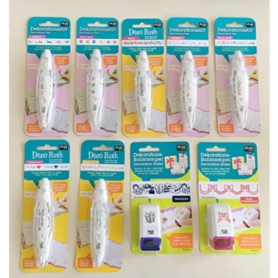 Bild av PLUS Japan 59143 scrapbooking dekorationsset 9 delar