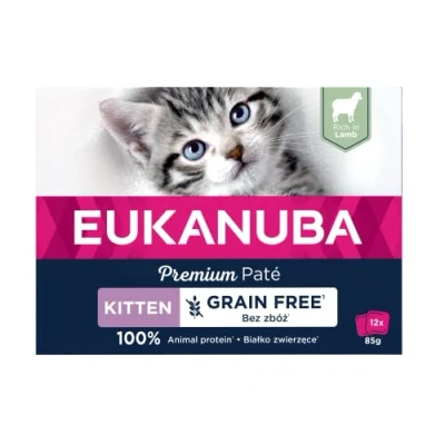 Bild av Grain Free Kitten Lamb Paté Kattfoder 12 x 85 g