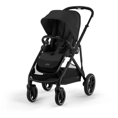 Bild av Cybex GAZELLE S Duovagn inkl. Maxi Cosi CabrioFix &amp; Bas, Moon Black/Black