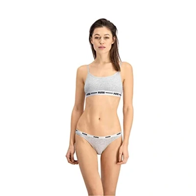 Bild av PUMA dambikinitrosor (2 pack), GRÅ, L