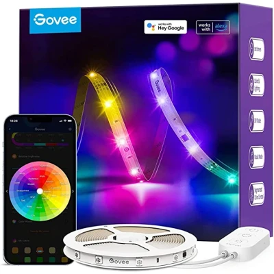 Bild av Govee RGBIC Basic Wi Fi + Bluetooth LED Strip Lights (10 Meter)