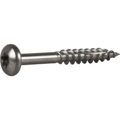 Bild av TRÄSKRUV ESSDRIVE KULLRIG SKALLE RF A2 5X40MM 200ST Beijerbygg Byggmaterial