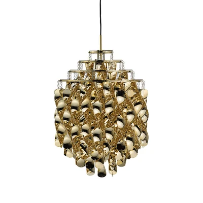 Bild av VERPAN Spiral SP01 Pendellampa i guld