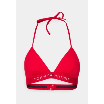 Bild av Tommy Hilfiger Triangle Fixed Bikiniöverdel, Storlek: XS, Primary red