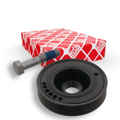 Bild av febi BILSTEIN 33804 Poulie Damper 6PK 126,5 5 avec vis Plus PEUGEOT: 306 3/5 portes, 406 Berline, Coupe, CITROËN: Xantia portes