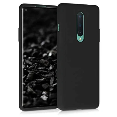 Bild av kwmobile fodral kompatibelt med OnePlus 8 (2020) TPU silikon telefonskydd mjuk finish svart