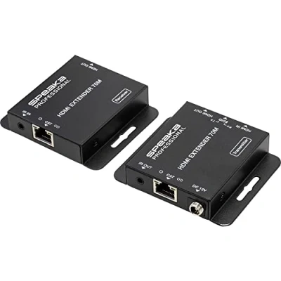 Bild av SpeaKa Professional SP HDE 200 HDMI Extemder via nätverkskabel RJ45 70 m