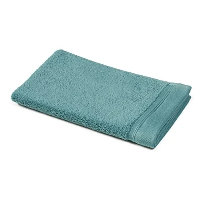 Bild av Sowel® Gästhanddukar 30 x 50 cm, 100 % ekologisk bomull, premiumkvalitet, handduk tillverkad i Portugal, Celadon
