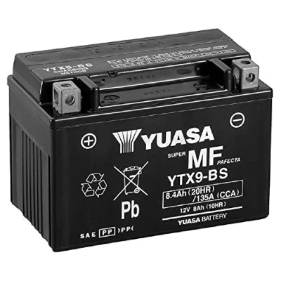 Bild av Yuasa YTX9 (WC) Batteria SLA di ricambio, 12V, 8Ah, 15 x 8.7 10.5 cm