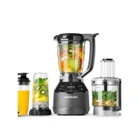 Bild av nutribullet triple Prep System, elektrisk blender, 1500 watt effekt, 3 apparater, 1 intelligent bas, svart, NBF580B
